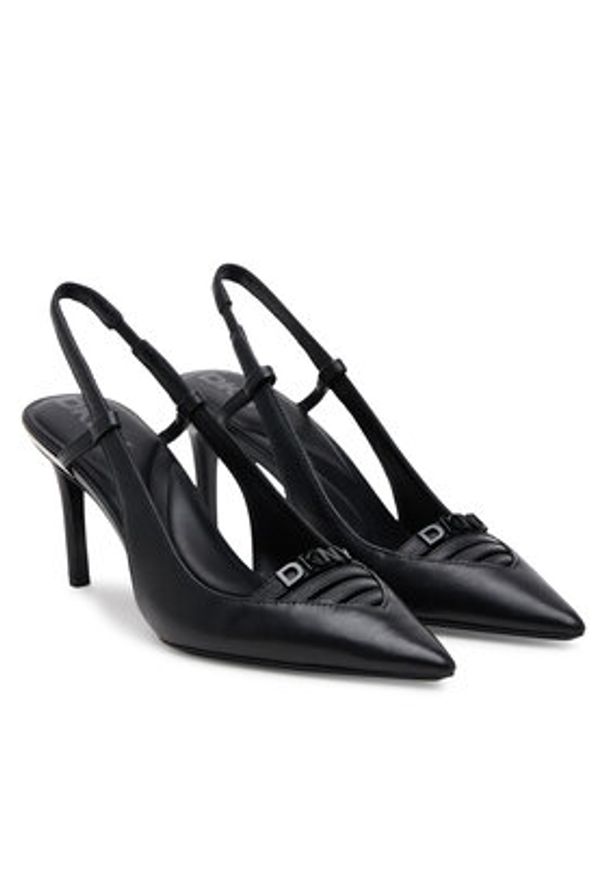 DKNY Szpilki K1500466 Czarny. Kolor: czarny. Materiał: skóra. Obcas: na szpilce