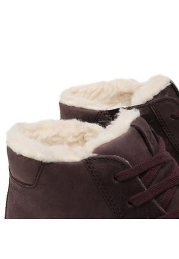 ecco - ECCO Botki Street Tray K GORE-TEX 70528302385 Fioletowy. Kolor: fioletowy. Materiał: skóra, nubuk. Styl: street