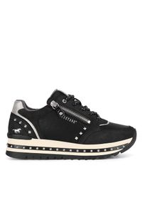 Mustang Sneakersy 1347-310 Czarny. Kolor: czarny. Materiał: materiał