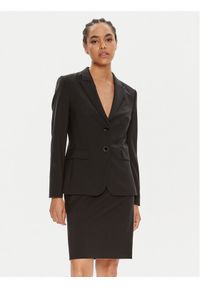 BOSS - Boss Marynarka Juleah 50490035 Czarny Regular Fit. Kolor: czarny. Materiał: wełna #1