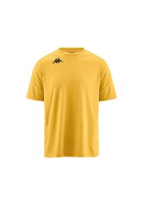 Jersey Kappa Dovo. Kolor: żółty. Materiał: jersey. Sport: fitness