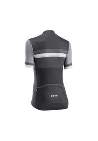 Koszulka rowerowa damskie NORTHWAVE ORIGIN WOMAN JERSEY SHORT SLEEVE. Kolor: czarny. Materiał: jersey #2