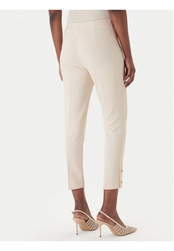 Rinascimento Spodnie materiałowe CFC0128641003 Beżowy Slim Fit. Kolor: beżowy. Materiał: syntetyk