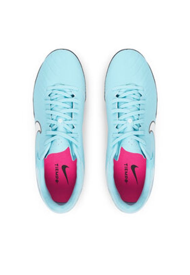 Nike Buty do piłki nożnej Legend 10 Academy TF DV4342 Błękitny. Kolor: niebieski. Materiał: skóra