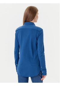 Polo Ralph Lauren Koszula 211924258024 Niebieski Slim Fit. Typ kołnierza: polo. Kolor: niebieski. Materiał: bawełna