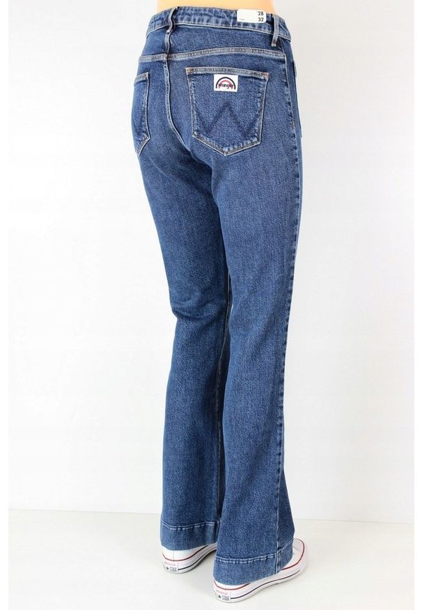 Wrangler - WRANGLER FLARE DAMSKIE SPODNIE JEANSOWE JEANSY W233WB065 112127858