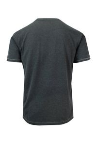 Pako Jeans - T-shirt Bawełniany, Grafitowy Męski z Nadrukiem, MOTOCYKL, Krótki Rękaw, U-neck -PAKO JEANS. Okazja: na co dzień. Kolor: szary. Materiał: bawełna. Długość rękawa: krótki rękaw. Długość: krótkie. Wzór: nadruk. Styl: casual #2