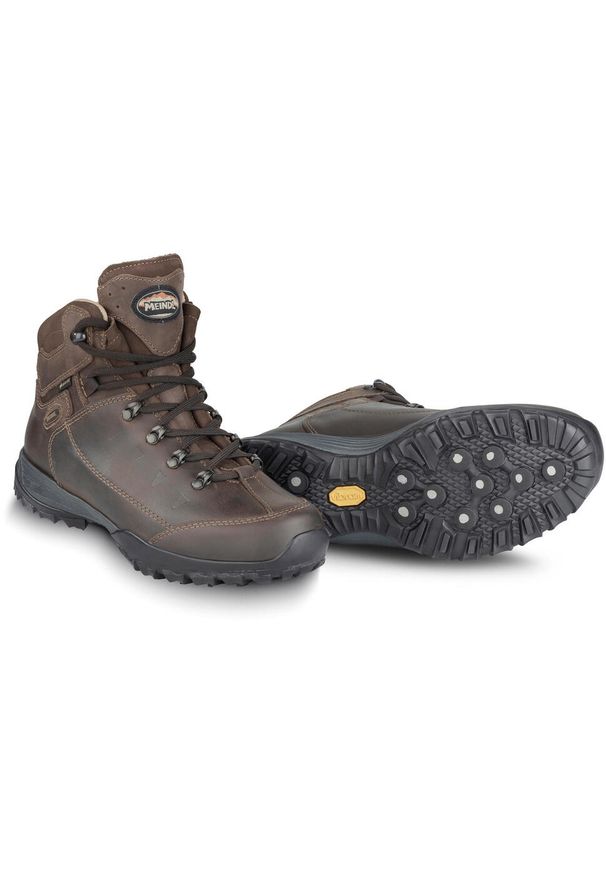 Buty trekkingowe męskie MEINDL Stowe GTX, z membraną Gore-Tex. Kolor: brązowy. Technologia: Gore-Tex
