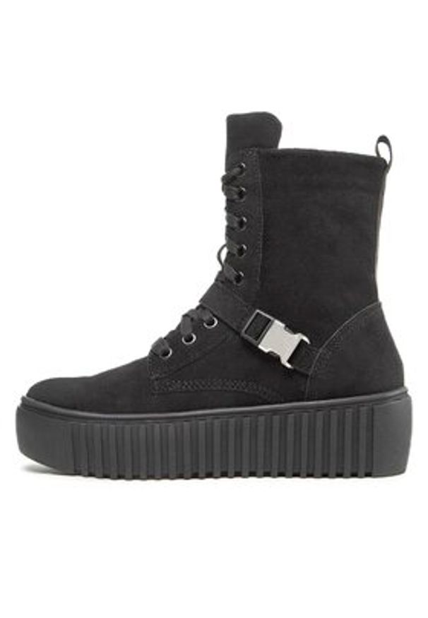 Rage Age Trzewiki RA-69-06-000500 Czarny. Kolor: czarny. Materiał: zamsz, skóra