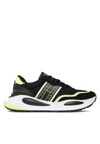 Tommy Jeans Sneakersy Runner EM0EM01170 Czarny. Kolor: czarny. Materiał: materiał