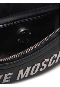 Love Moschino - LOVE MOSCHINO Saszetka nerka JC4195PP1MKD000B Czarny. Kolor: czarny. Materiał: skóra