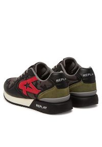 Replay - REPLAY Sneakersy GMS9I .000.C0007T Khaki. Kolor: brązowy. Materiał: materiał #4