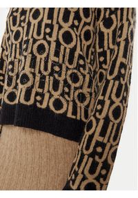 Liu Jo Sweter WF4436 MA30P Brązowy Regular Fit. Kolor: brązowy. Materiał: syntetyk