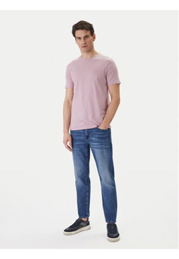 BOSS T-Shirt Tales 50508584 Fioletowy Regular Fit. Kolor: fioletowy. Materiał: bawełna
