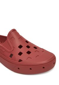 Vans Klapki MTE Slip-On Mule TRKVN000CW8DKR1 Bordowy. Kolor: czerwony