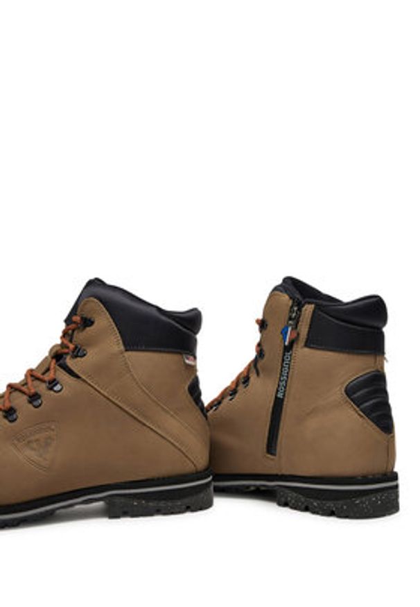 Rossignol Trapery Chamonix Nabuk RNNM060 Brązowy. Kolor: brązowy. Materiał: skóra, nubuk