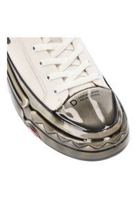 Białe Sneakersy John Doubare Męskie Skórzane Buty. Okazja: na co dzień. Zapięcie: sznurówki. Kolor: biały. Materiał: skóra #7
