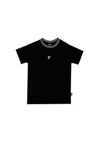 LEONE 1947 APPAREL - Dziecięca koszulka z krótkim rękawem Real Boxing z piką. Kolor: czarny. Długość rękawa: krótki rękaw. Długość: krótkie. Sport: joga i pilates
