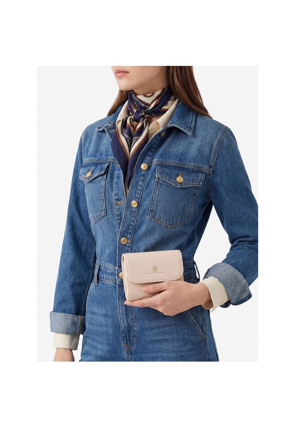 Portfel Beverly Hills Polo Club. Kolor: beżowy