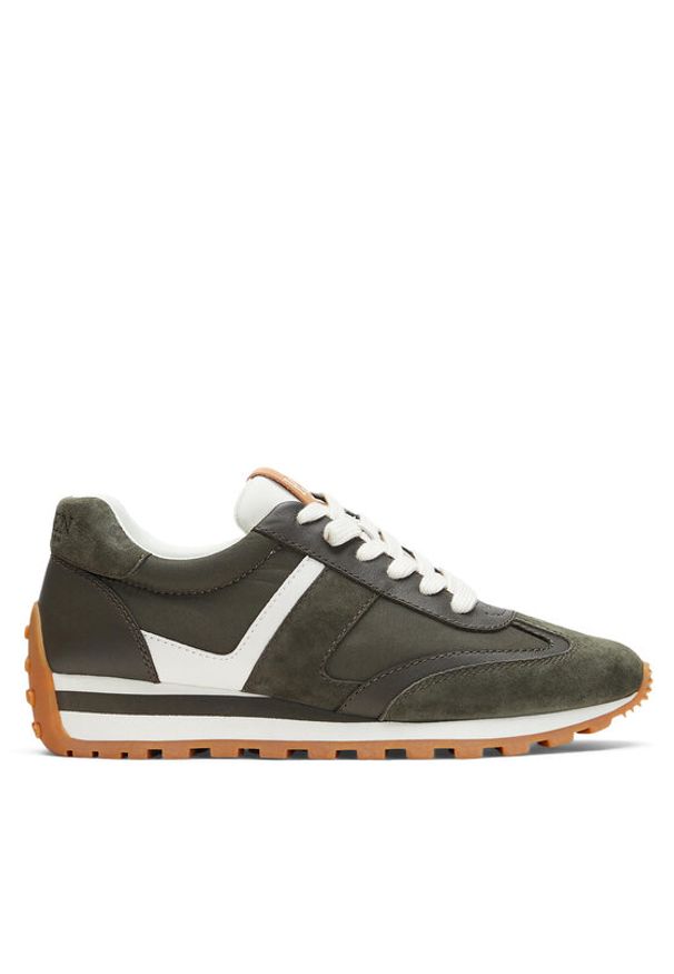 Lauren Ralph Lauren - LAUREN RALPH LAUREN Sneakersy 802951384003 Zielony. Kolor: zielony. Materiał: zamsz, skóra