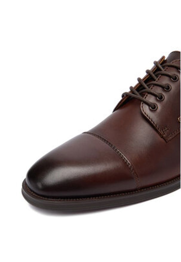 Gino Rossi Półbuty EO-MARTINO-02 125AM Brązowy. Kolor: brązowy. Materiał: skóra