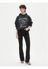 Pepe Jeans Bluza Lilian PL581469 Czarny Loose Fit. Kolor: czarny. Materiał: bawełna #3