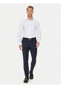 Calvin Klein Koszula K10K113536 Biały Slim Fit. Kolor: biały. Materiał: bawełna #4