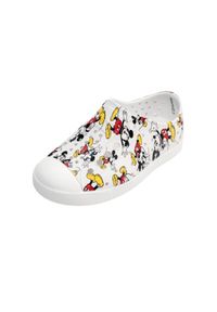 Native Shoes - Buty miejskie młodzieżowe NATIVE JEFFERSON PRINT BIG KID DISNEY. Okazja: na co dzień. Kolor: biały. Wzór: nadruk, motyw z bajki
