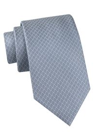 Klasyczny Krawat Męski - Chattier - Popiel Wpadający w Niebieski. Kolor: niebieski. Materiał: tkanina. Styl: klasyczny