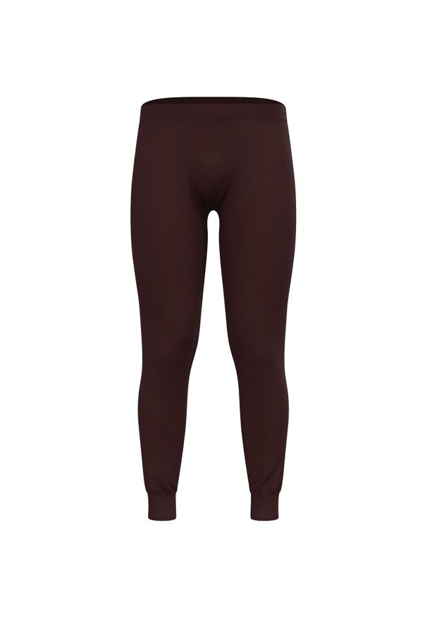 Legginsy termoaktywne męskie Odlo Merino 200 BL Bottom Long. Kolor: czerwony
