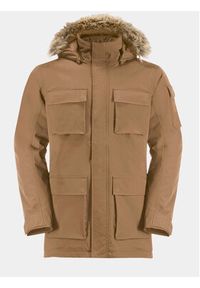 Jack Wolfskin Parka Glacier Canyon 1107674 Brązowy Regular Fit. Kolor: brązowy. Materiał: syntetyk #6