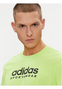 Adidas - adidas T-Shirt All SZN Graphic IJ9433 Żółty Loose Fit. Kolor: żółty. Materiał: bawełna #4