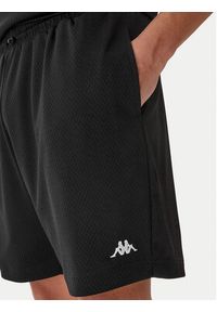 Kappa Szorty sportowe Authentic Sumit 342286W Czarny Regular Fit. Kolor: czarny. Materiał: syntetyk. Styl: sportowy #5