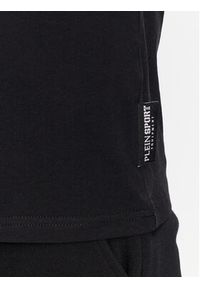 Plein Sport T-Shirt FADC MTK7558 STE003N Czarny Regular Fit. Kolor: czarny. Materiał: bawełna. Styl: sportowy