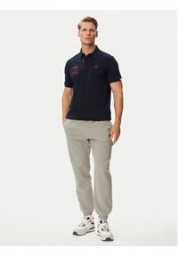 Beverly Hills Polo Club Polo P-SS26M-P2770 Granatowy Regular Fit. Typ kołnierza: polo. Kolor: niebieski. Materiał: bawełna #5