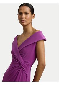 Lauren Ralph Lauren - LAUREN RALPH LAUREN Sukienka wieczorowa 253863940025 Fioletowy Slim Fit. Kolor: fioletowy. Materiał: syntetyk. Styl: wizytowy #3