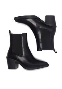 Gino Rossi Botki IRIS-110401 Czarny. Kolor: czarny. Materiał: skóra #5