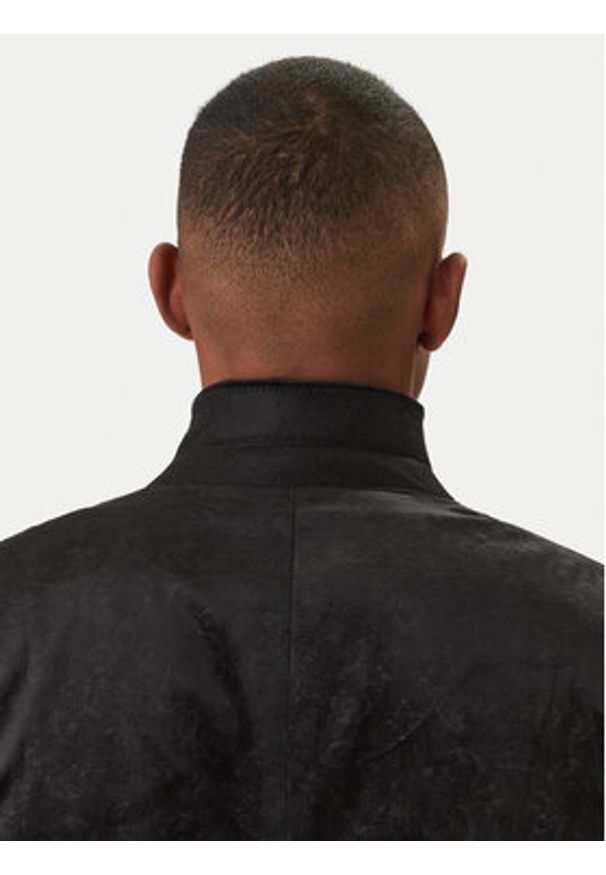 Guess Marynarka M6RN48 K45M2 Czarny Classic Fit. Kolor: czarny. Materiał: syntetyk