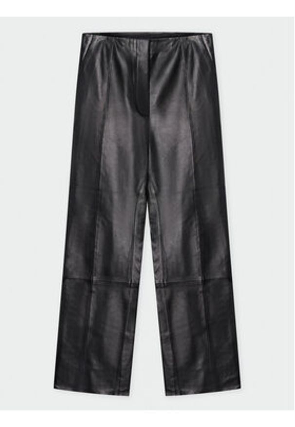 Day Birger et Mikkelsen - DAY BIRGER ÉT MIKKELSEN Spodnie skórzane Shiv 100418 Czarny Regular Fit. Kolor: czarny. Materiał: skóra