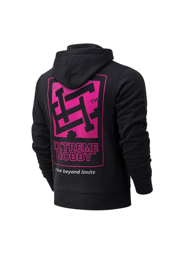 Bluza męska z kapturem EXTREME HOBBY FLASH. Typ kołnierza: kaptur. Kolor: różowy. Materiał: bawełna