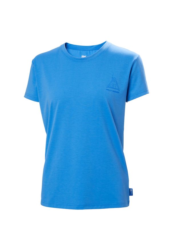 Koszulka damska Helly Hansen Skog Graphic. Kolor: niebieski
