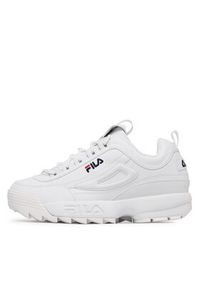 Fila Sneakersy Disruptor Low Wmn 1010302.1FG Biały. Kolor: biały. Materiał: skóra #5