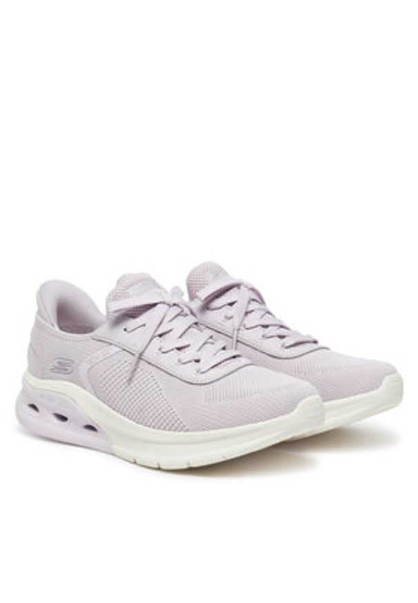 skechers - Skechers Sneakersy Bobs Arc Waves 2.0-Now It 117638/LIL Fioletowy. Kolor: fioletowy. Materiał: materiał