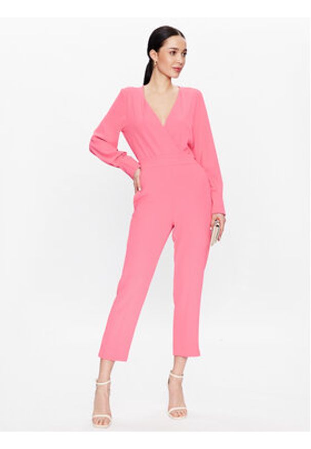 Maryley Kombinezon 23EB527/33FR Różowy Regular Fit. Kolor: różowy. Materiał: syntetyk