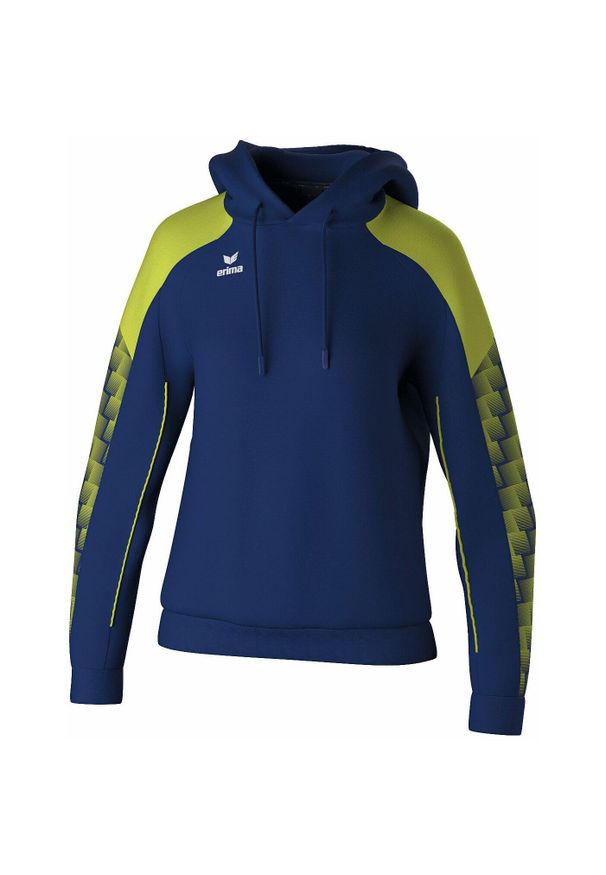 ERIMA - Bluza damska z kapturem Erima Evo Star. Typ kołnierza: kaptur. Kolor: niebieski, wielokolorowy, zielony. Materiał: materiał. Długość rękawa: raglanowy rękaw