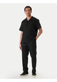 Calvin Klein Koszula LV04LF137G Czarny Relaxed Fit. Kolor: czarny. Materiał: syntetyk #4