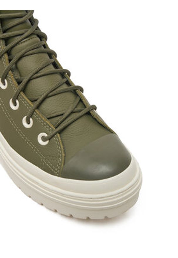 Converse Trampki Chuck Taylor All Star Lugged Heel Platform Waterproof A11163C 306 Zielony. Kolor: zielony. Materiał: materiał. Obcas: na platformie