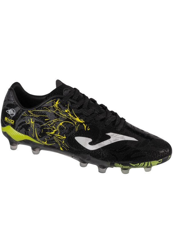 Joma - Buty piłkarskie korki męskie, Super Copa 24 SUPW FG. Zapięcie: sznurówki. Kolor: żółty, wielokolorowy, czarny. Materiał: materiał, syntetyk. Szerokość cholewki: normalna. Sport: piłka nożna