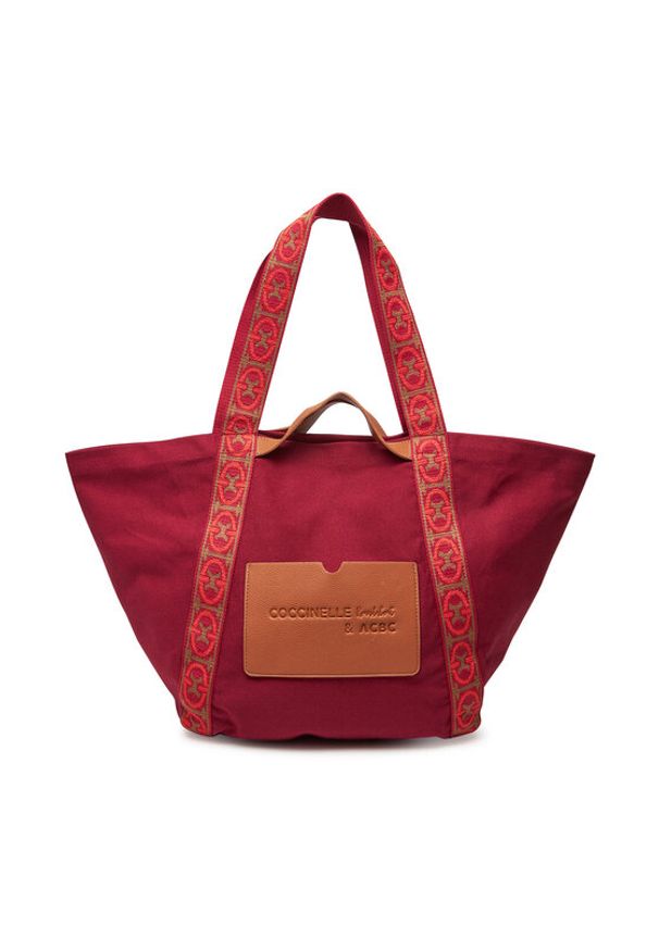 Coccinelle Torebka SXG C-Bounce Canvas E1 SXG 11 01 01 Bordowy. Kolor: czerwony