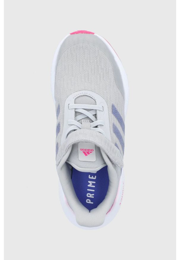 adidas Performance Buty dziecięce H01875 kolor szary. Nosek buta: okrągły. Zapięcie: rzepy. Kolor: szary. Materiał: guma